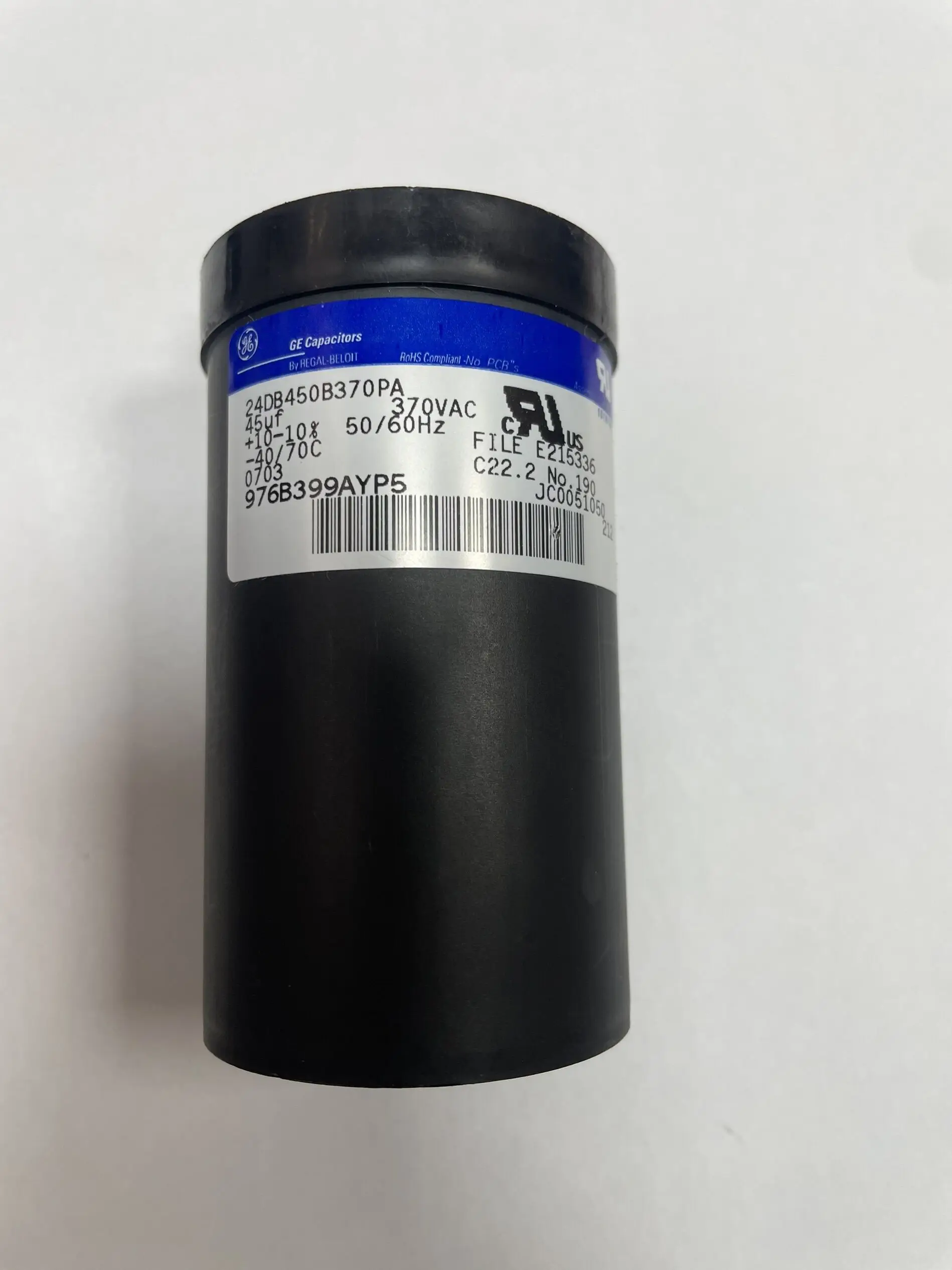 1pcs price GE 370vac 45uf 24DB450B370PA 45*80mm Start Run Film Capacitor