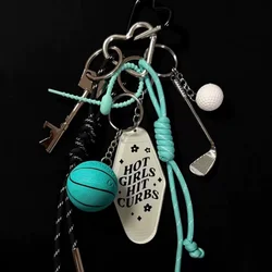 2024 French Green Ball Climbing Rope Keychain Baseball Bag Pendant Beiguo Bread Hiking Nylon Rope Sports Design Home Decoration