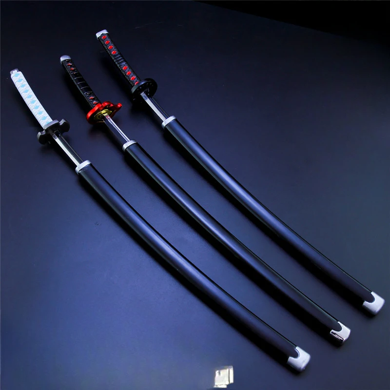 Charcoal Jirou Japanese Manga Onimusha Blade Kamigatari No Roku Cunning Yue Nichirin Sword with Sheath Sword Weapon Model