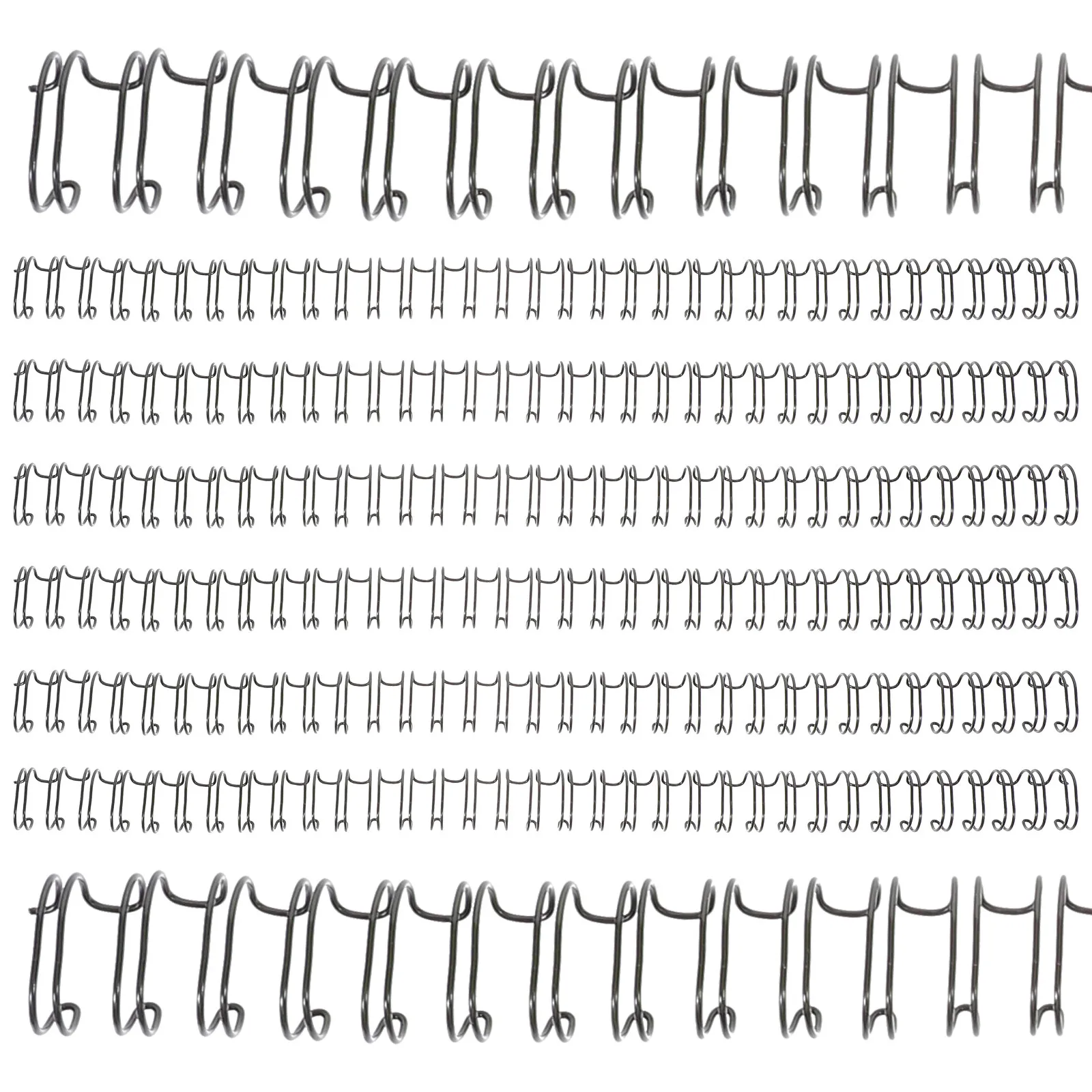 

100 шт. Изысканные железные кольца-биндеры простого дизайна для эффективного переплета отрывных листов и заметок, проволочные кольца для переплета