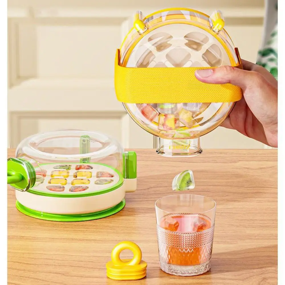 Kitchen Gadget Plastic Ice King Cup Heat Relief Summer Design Ice Storage Box Press Mechanism Press Type Cup Kitchenware