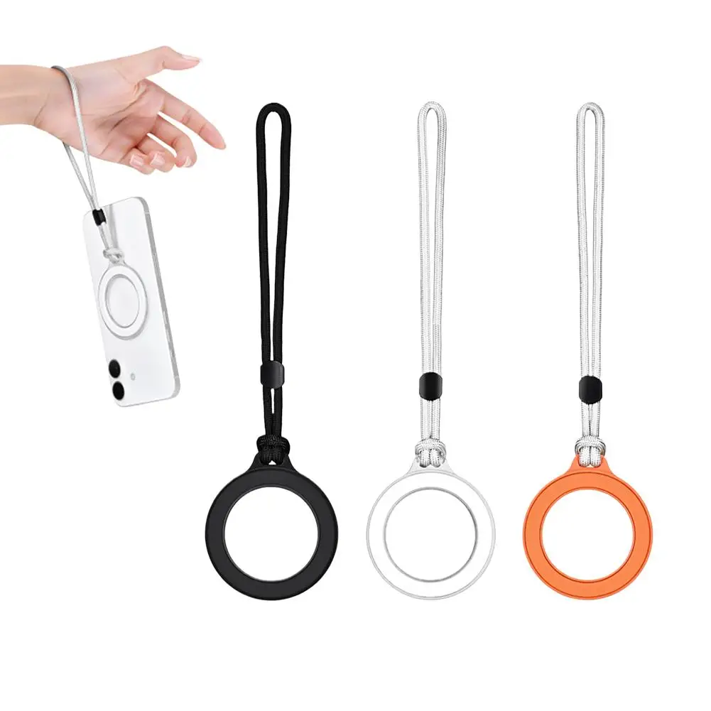 Magnetic Cell Phone Lanyard With Strap Fashion Protective Cover Anti-Lost Keychain Case For Airtag Holder Track For MagSafe