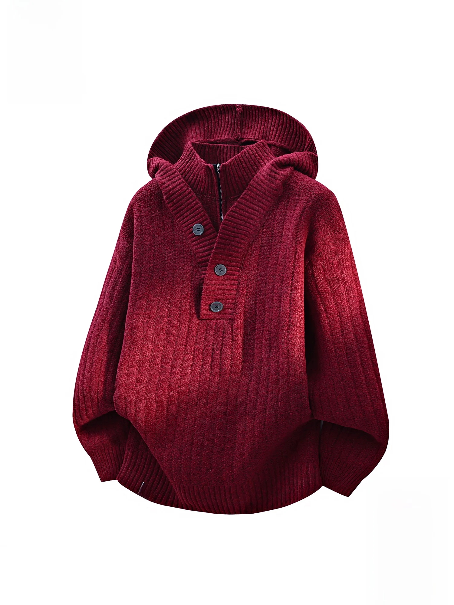 

PaulFrank M Hoodie Knitted Pullover Soft Polyester Spring Design Sense Thiened Warm Pure Color Casual Loose Fit