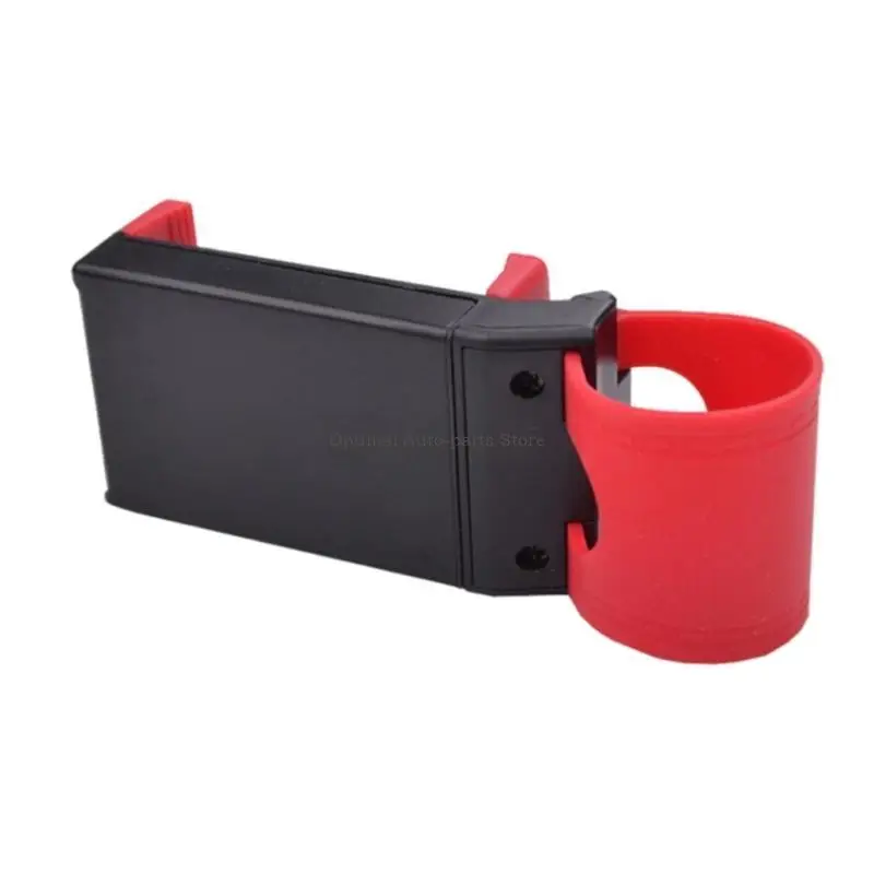 Clipe conveniente para telefone no volante do carro, sem ferramenta montagem telefone, perfeito para navegação na cidade e