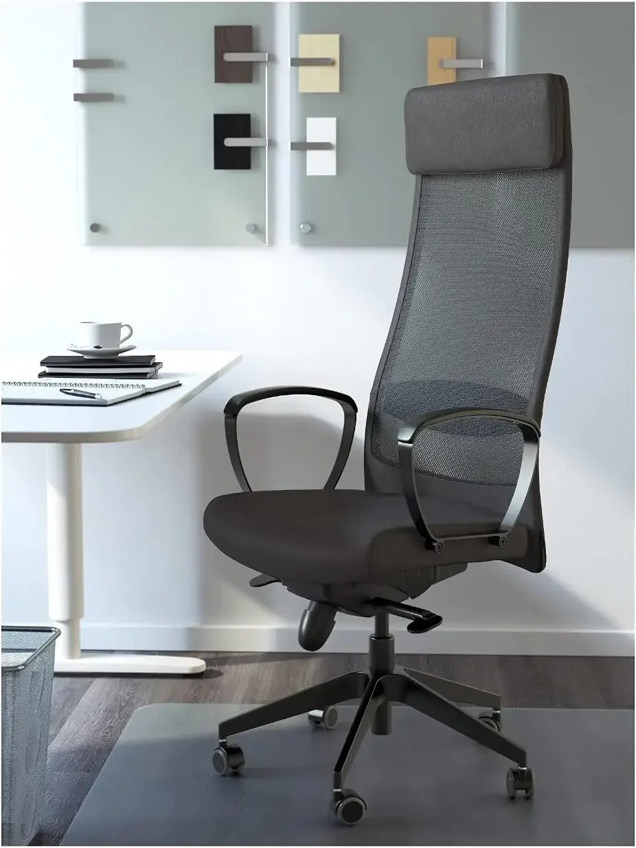 Office chair, Adjust the height and angle of this chair so your workday feels comfortable [Vissle dark grey]