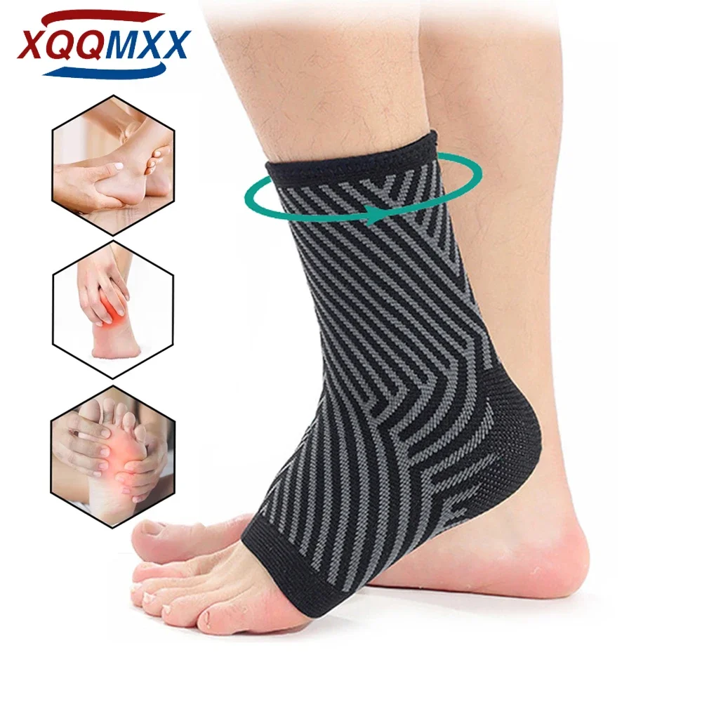 Professional Ankle Support Brace, Heel Sleevs for Achilles Tendonitis, Plantar Fasciitis, Heel Spurs, Injury Recovery, Sports