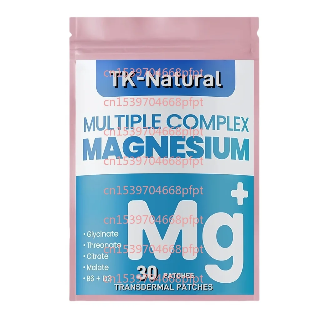 

30 Patches Magnesium Complex Transdermal Patches with Vitamin D3 & B6, for Sleep Heart Muscles Nerves