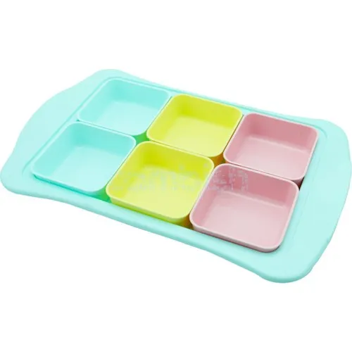 Sun Plast Star 6 Compartments Breakfast Blue