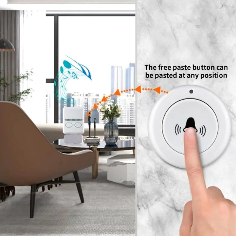 581E Installazione del campanello wireless Generazione Accessorio per casa portatile per tutte le abitazioni per tutte le