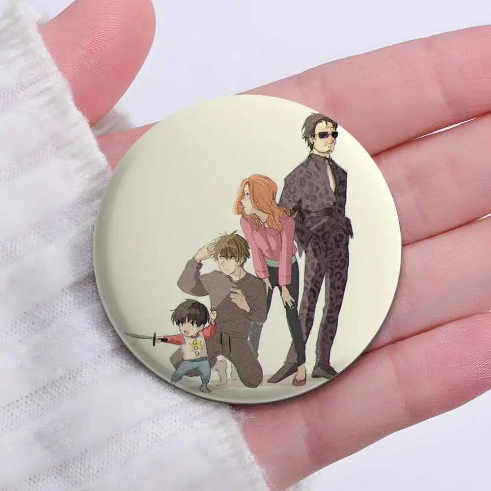 K-Kotaro يعيش وحده شارات مستديرة رائعة شارة دبابيس الإبداعية للملابس قبعة ظهره هدية الملحقات #3