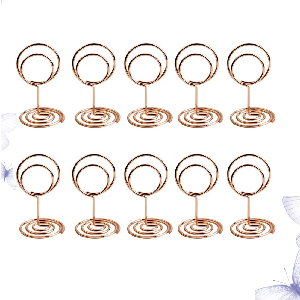 

Peacock Round Memo Holder Metal Paper Clips Table Number Wedding Supplies Card Stand Desktop Organizers Note Holders Elegant