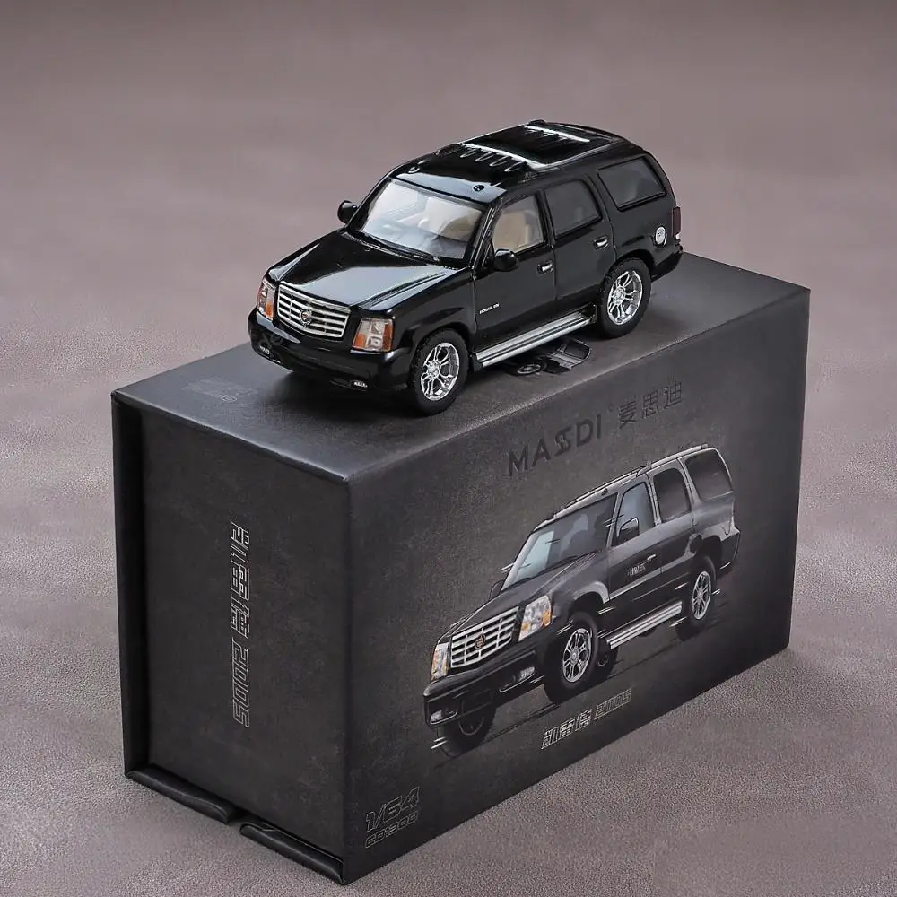 

MASDI 1/64 Escalade 2005, внедорожник, гоночный автомобиль из сплава, литье под давлением и игрушечный транспорт, модель автомобиля, миниатюрная масштабная модель автомобиля для детей