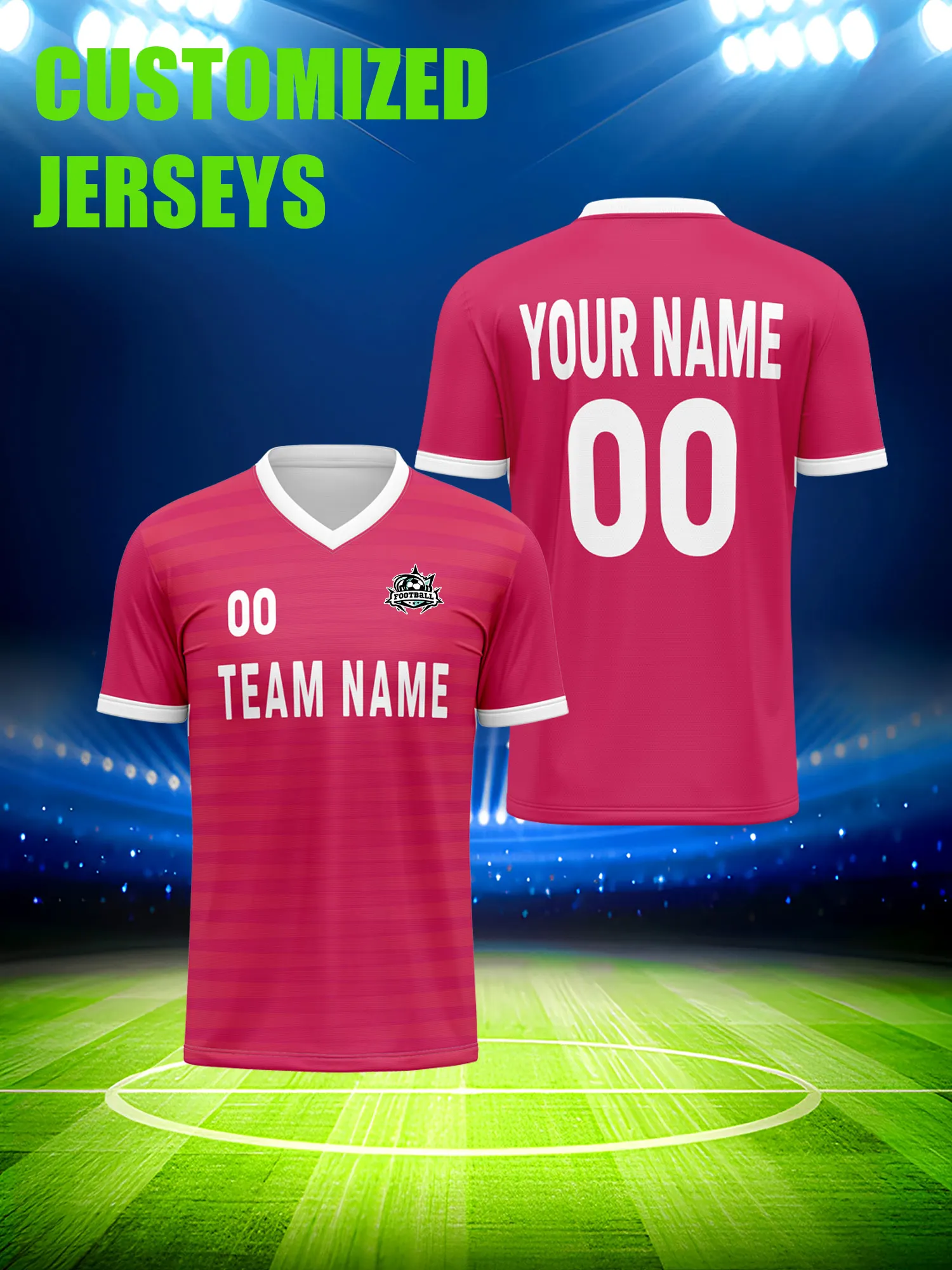 

Футболка для футбола с индивидуальным изображением, номером и именем, модная городская уличная повседневная спортивная одежда