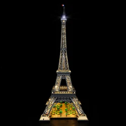 Led Light Kit For 10307 Eiffel Tower PARIS World Famous Architecture Building Blocks Bricks Toys Lighting Set For Adults Gift