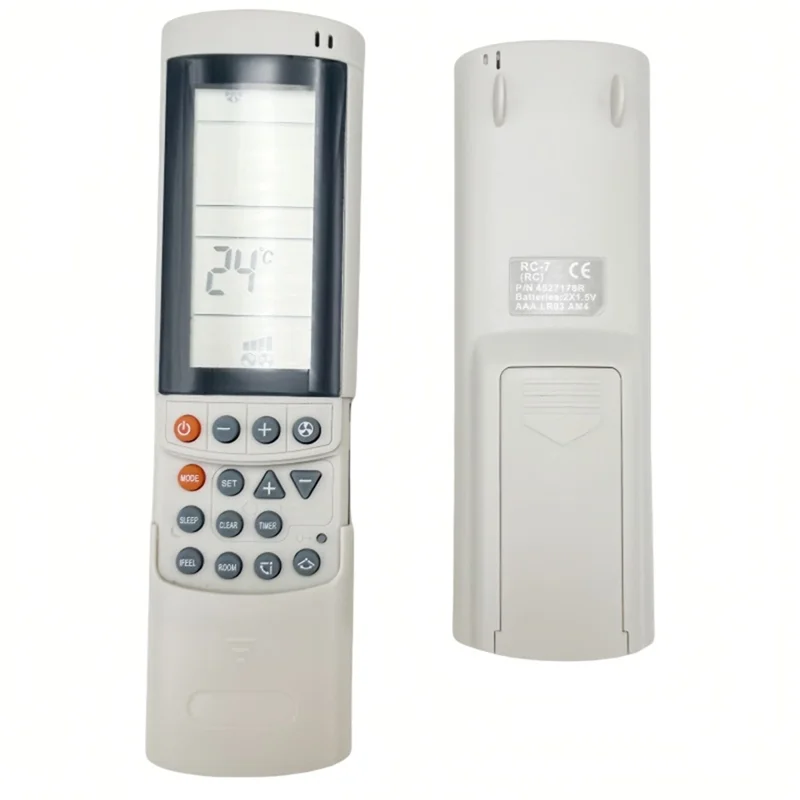 B04C-RC-7 Air Conditioner Remote Control Replacement For ELECTRA, Airwell, Emailair, Elco Units