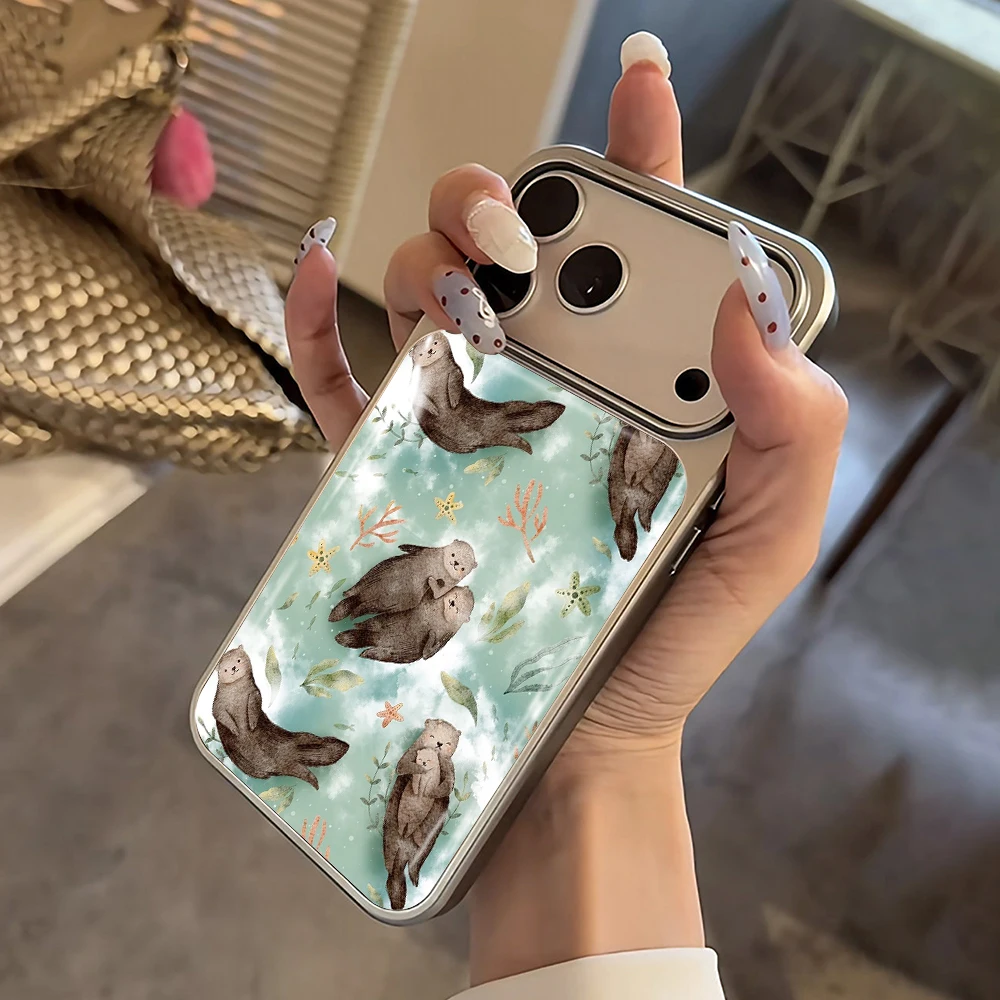 Neue Blumen-Meer-Küsten-Klebstoffhülle für iPhone 15 17 13 Pro Max Phone 11 12 ProMax 14 15 16 Plus Hüllen Stoßfeste Luxus-Coque – Detail 17