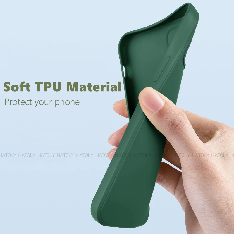 Funda protectora de silicona líquida para Xiaomi Redmi 13C, carcasa trasera de TPU Original de lujo a prueba de golpes para teléfono