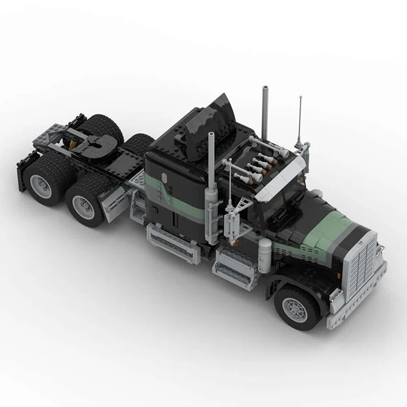 2024 Nieuwe MOC-77497 Technische Autotrekkerset Modelbouw Zelfsluitende Bouwstenen Verjaardagscadeau Kerstcadeau