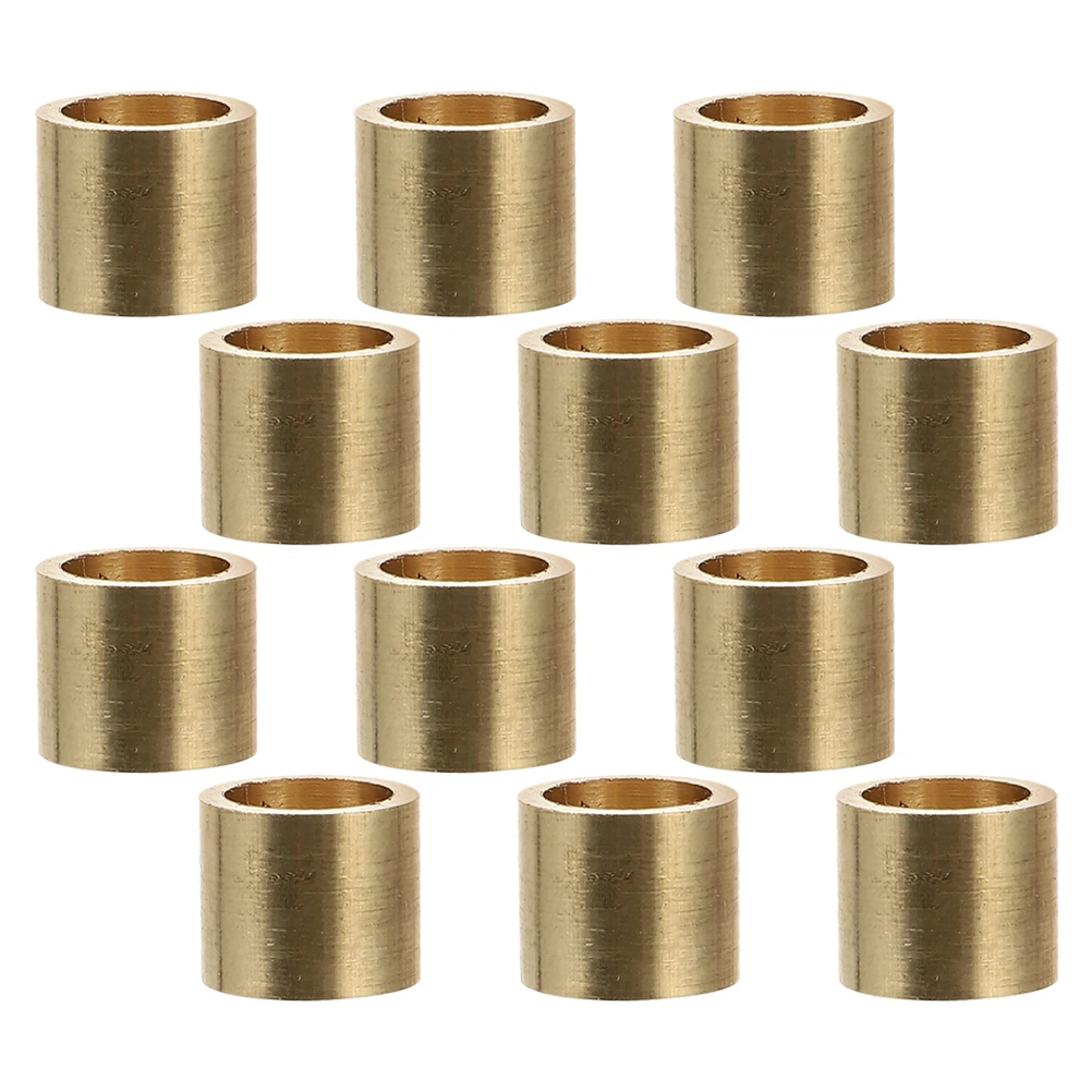 

12 Pcs Billiard Cue Stick Pool Snooker Brass Tips Replacement Copper Hoop Accessories Sturdy Reinforcement Precision