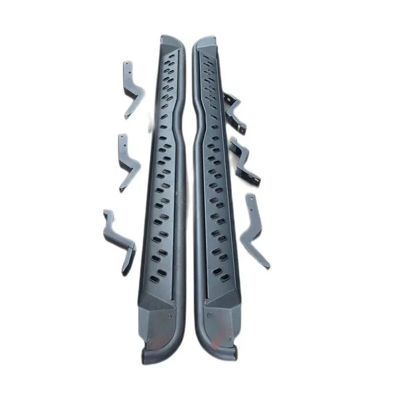 

Лидер продаж, оптовая продажа, черные подножки, замена шагового пластика, боковые ступеньки из АБС-пластика для Hilux rocco revo 2016-2021