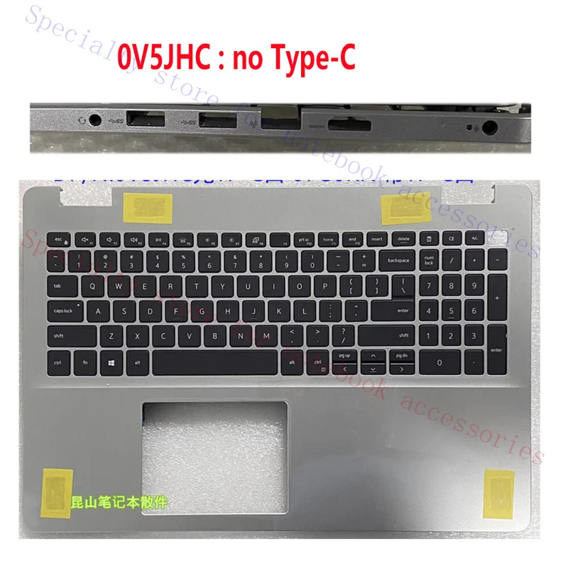 For DELL Inspiron15 5000 5593 Laptop LCD Back Cover/Keyboard Palmrest Upper Case