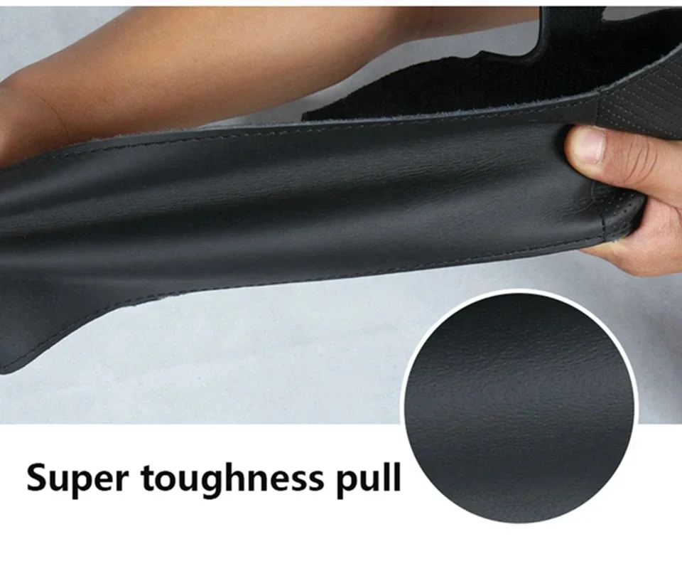 Handgenähter perforierter Mikrofaser-Leder-Lenkradbezug für Opel Insignia, Astra K, Corsa E, Crossland X, Grandland X – Detail 4