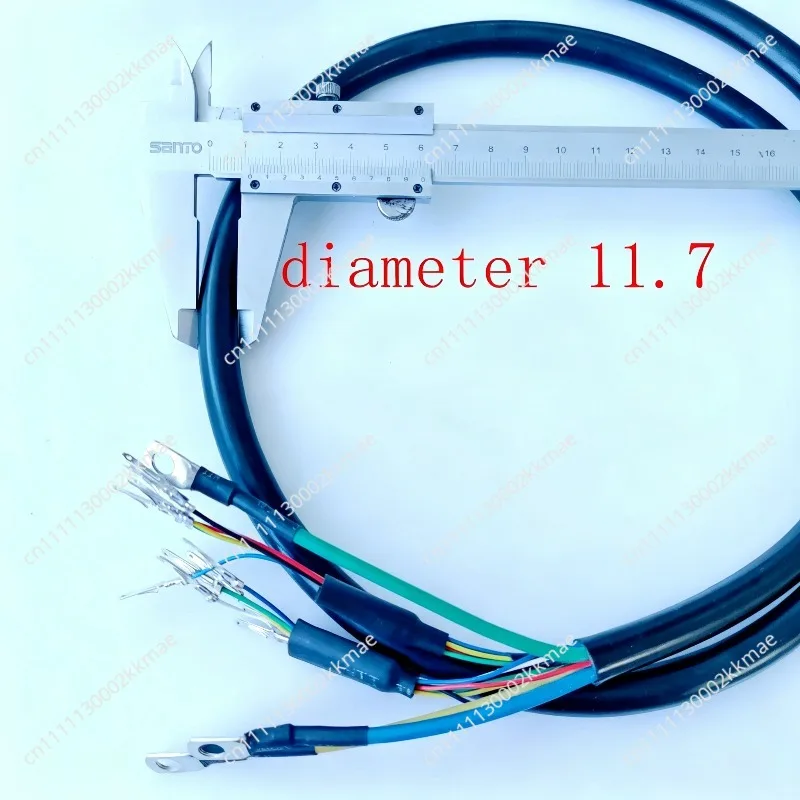 9 AWG Motor Cable Wire for 3000W E-bike With 6mm Square Section 3xPhrase Wire +6x2 Dual Hall Sensor Wire High Quality Cable