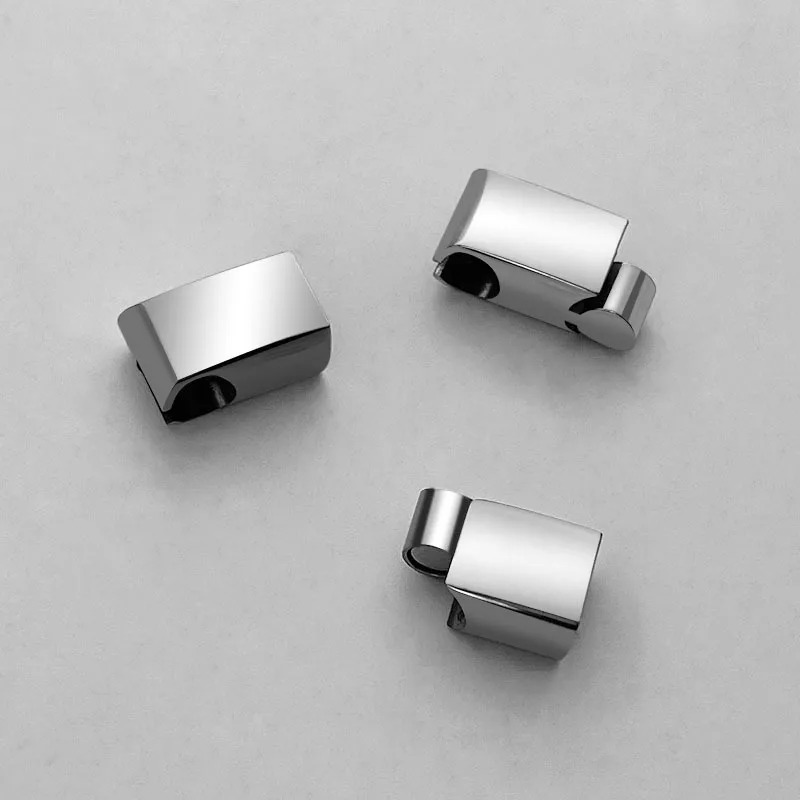 10pcs Extended Stainless Steel Clasp Three Parts Magnetic Clasps 12*6mm 8*5mm Hole for Bracelet DIY Jewelry Making Accessories