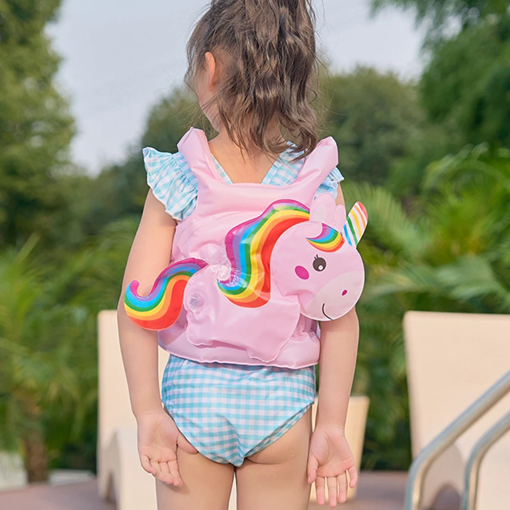 

Buoyant Swimsuit Toddler Vest for Toddlers Swimming Jacket Kids Girl Cartoon Inflatable Baby Pvc