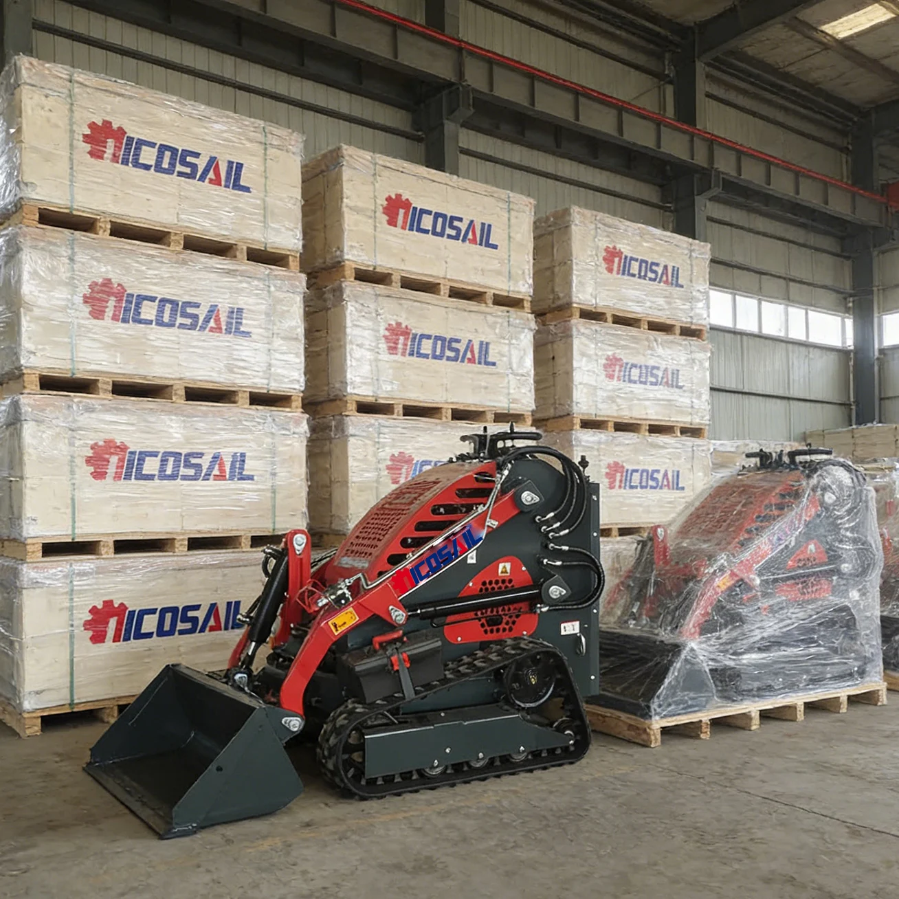 

380E Multi-Function Skid Steer Loader CE EPA for Small Construction Clearing Grading Grabbing Tight-Space Maneuver