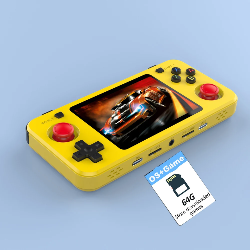 R36H ARKOS Retro Handheld Game Console Draagbare 64G 128G Pocket Video Player 3.5 Inch IPS Scherm R36S landschap Kid Gift