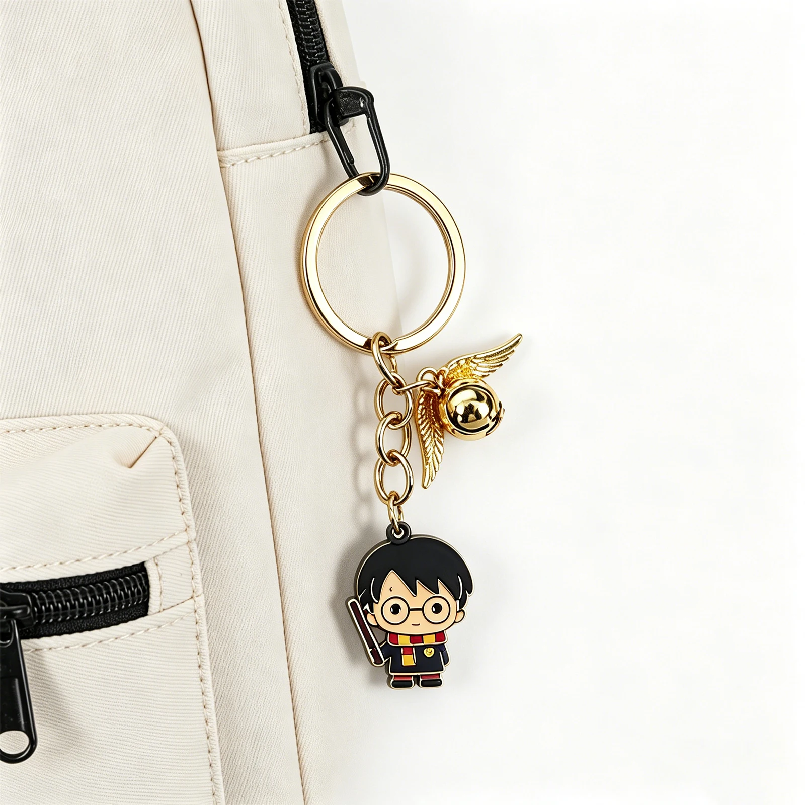 Harry Potter Metal Keychain Magic Novel Lover Book Accessory Magic School Fan Collection Merchandise Gift Hogwarts Gift view 4