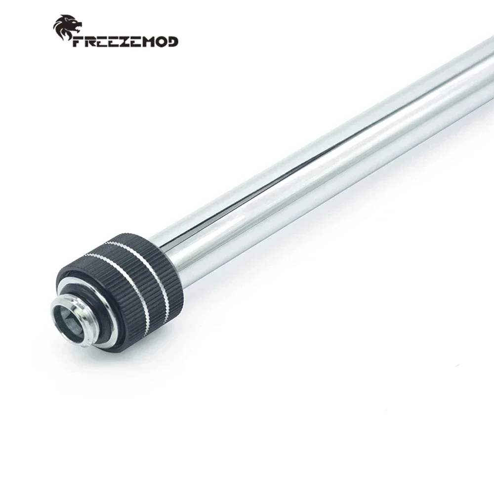 FREEZEMOD Metal Hard Tubing OD14mm Computer Water Cooled Rigid Tube surface chrome plated mirror effect 450mm Length