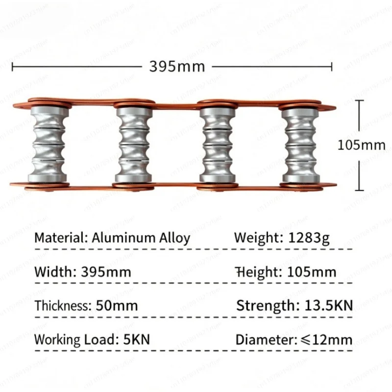 Foldable Rope Corner Protector Wall Edge Rope Saver Anti‑Abrasion Gear For Outdoor Climbing Training Activities