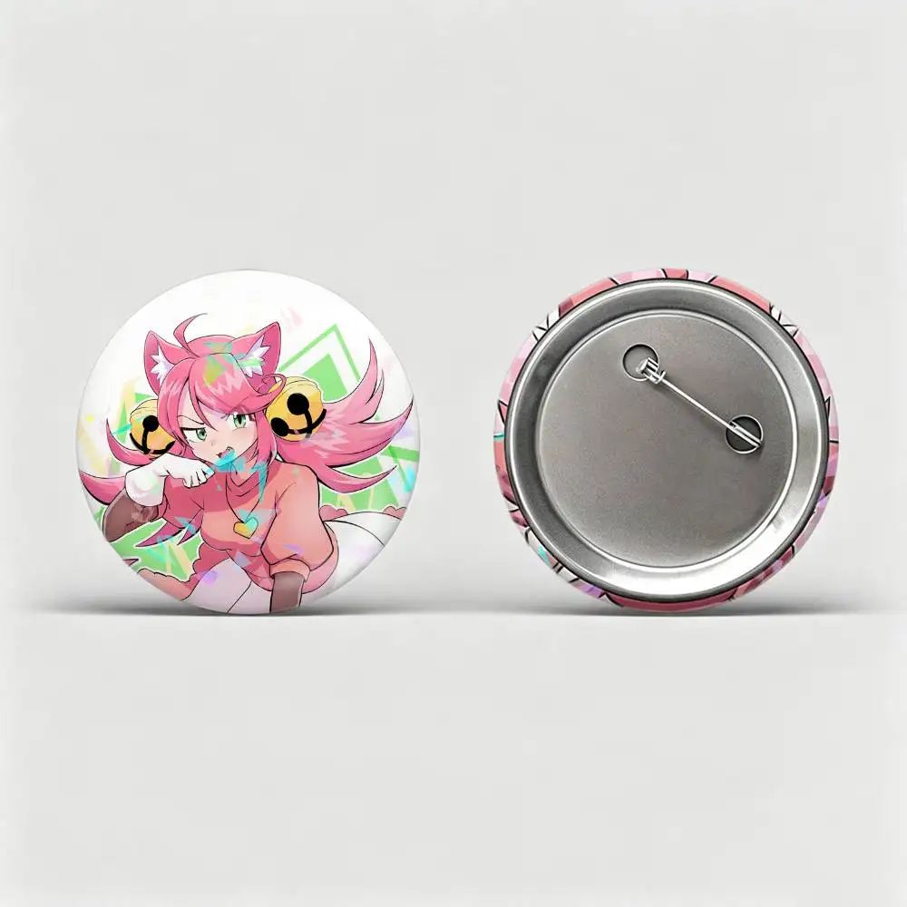Mad Mew Mew U-Undertale  Badges Creative Tinplate Round Button PinsBrooch Badge Clothes Backpack Custom
