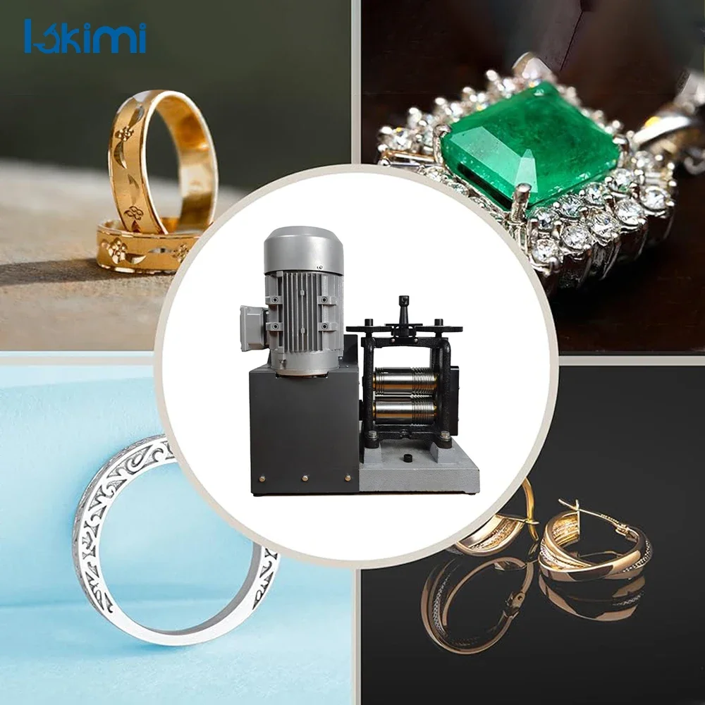 2025/مجوهرات مطحنة المتداول الكهربائية مع رئيس واحد Lakimi 130 مللي متر مصنع المورد 2HP أدوات المجوهرات LK-RME01 #3