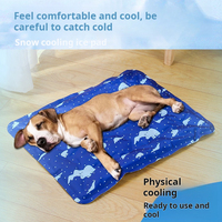 2025 Best Selling Pet Cooling Mat 3-Layer Design Eco-Friendly Gel Ice Pad for Fast Heat Relief Foldable for Travel