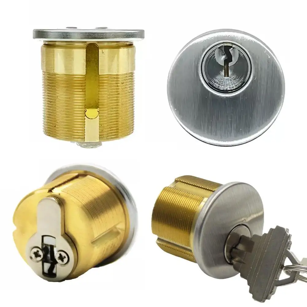 American Copper Lock Core Mortise Lock SC1 Keyway Cylinders Security Lock Metal Cylinder Cabinet Locker Lock With Keys ﻿