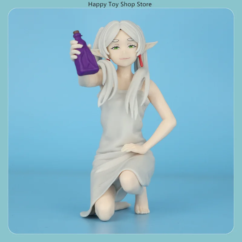 Figura de Anime Frieren: Beyond Journey's End Evil Smile Face, estatua modelo de chica hermosa, 11,5 cm