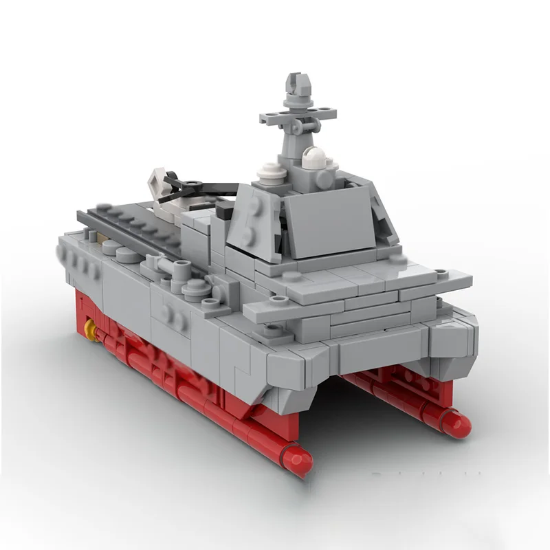 히비키 클래스 에이지스 장착 컨셉 선박 모델 MOC 빌딩 블록 전쟁 장비 모듈형 기술 선물 휴일 어린이 장난감