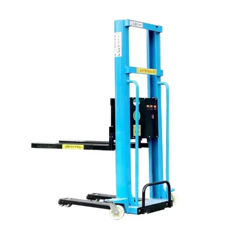 Portable electric truck mounted forklift fully automatic lifting self climbing carrying forklift