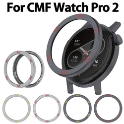 For CMF Watch Pro 2 Bezel Ring Cover Stainless Steel Protection Case Smart Watch Protective Frame Casing