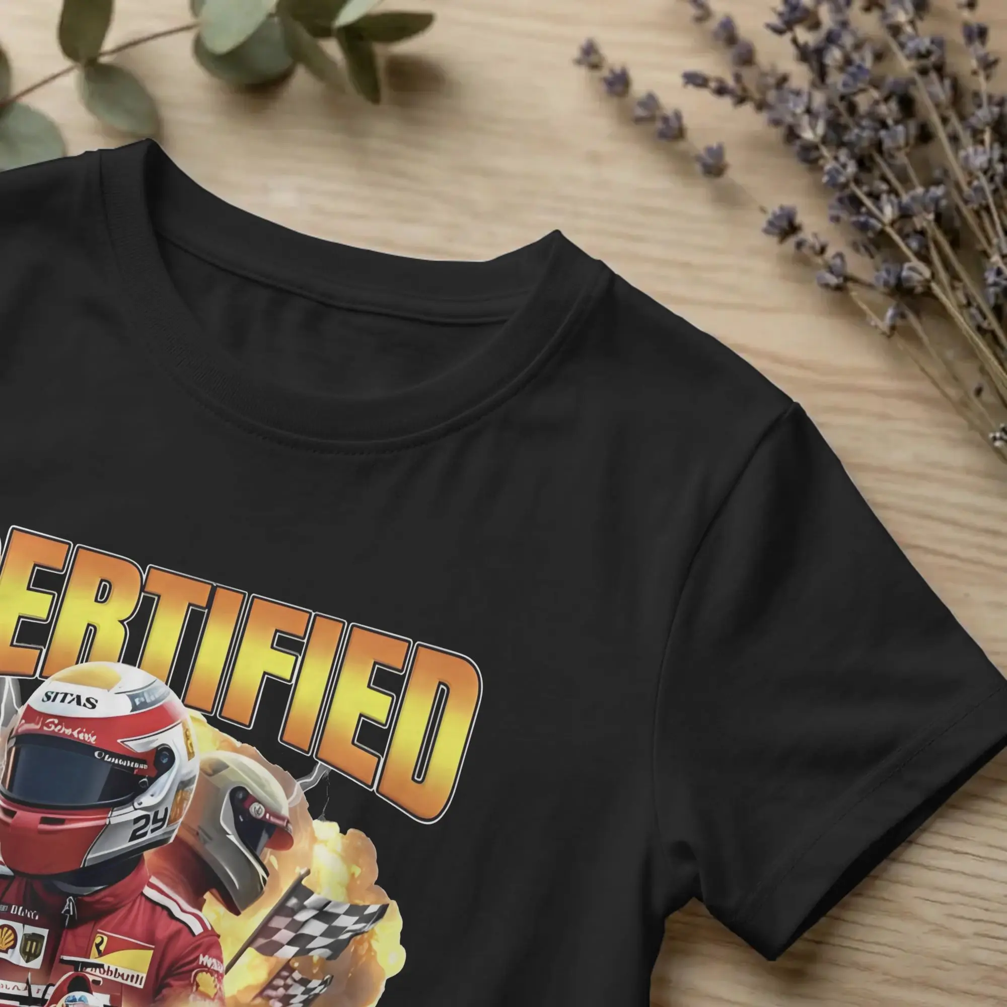 Professionell zertifizierte Racist T-Shirts, Racing-Meme-Baumwollkleidung, lustiges Kurzarm-T-Shirt mit Rundhalsausschnitt, Geschenkidee, T-Shirt – Detail 2
