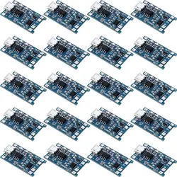 10pcs 5V 1A 18650 Lithium Battery Charging Board TP4056 Lithium Charging Mini/Micro USB Type C Charge Module With Protect