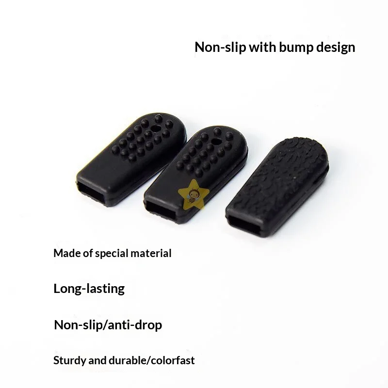 3Pcs Black Rubber C…