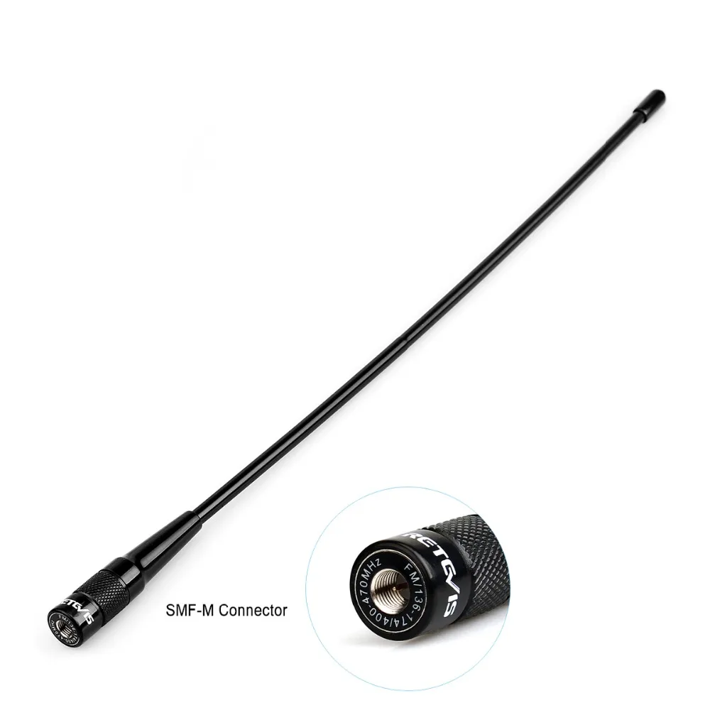 2 Pcs Retevis RHD-771 SMA-M Antenne Vhf Uhf Dual Band Antenne Voor Yaesu VX-3R VX-5R VX-7R Retevis RT3S RT3 RT81 RT1 Voor Tyt MD380