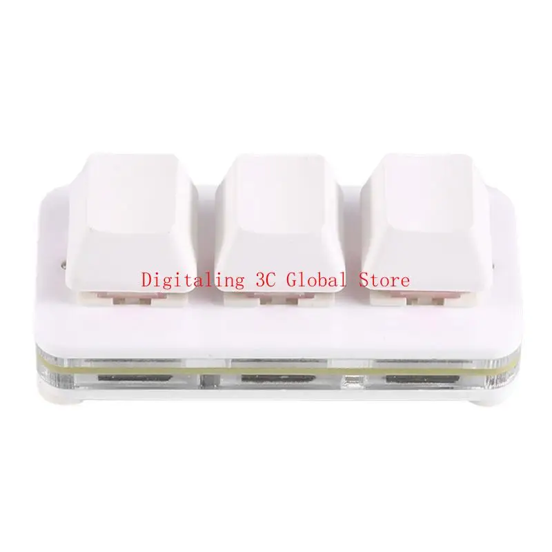 3 Keypad Handed RGB Mechanical Gaming Keyboards Programmable Keyboards USB C Gaming Keyboards for PC