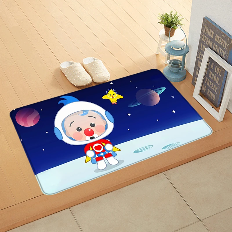 Cartoon Foot Rug Welcome Floor Mat for Entryway Plim Plim Bathroom Hallway Carpet Kitchen Water Adsorbed Rugs Fluffy Home Decor