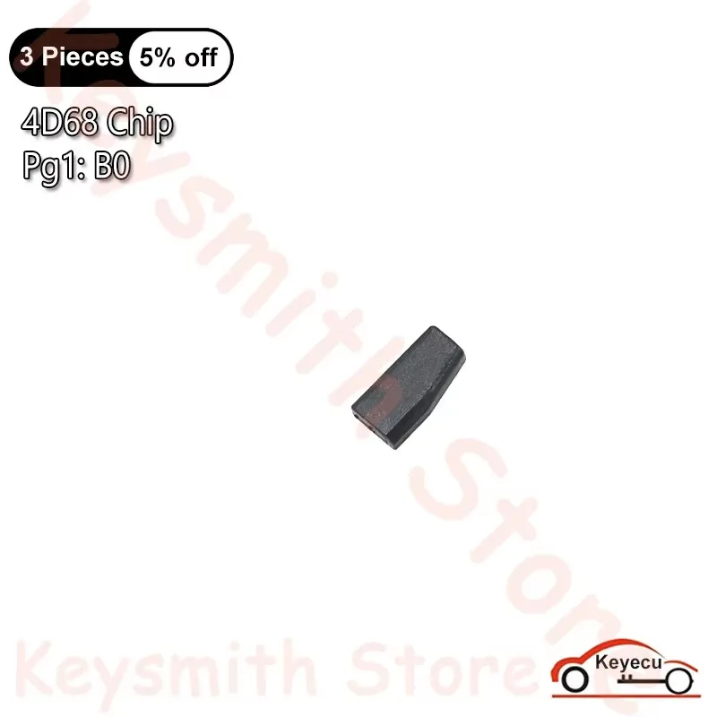 KEYECU 4D68 ( Pg1: D2 ) ( Pg1: B0 ) Carbon Transponder Chip for Toyota Land Cruiser Hilux Vigo Tokai for Lexus GX470 LX470 LS430