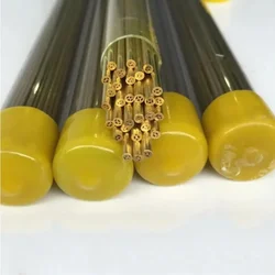 Drilling Brass Electrode Tube Multihole 4 Holes Diameter 1.0mm -3.0mm Length 400mm for WEDM Drilling Machine